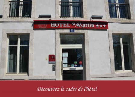 Hôtel St Martin : Hôtel 3 étoiles à Orléans (45)